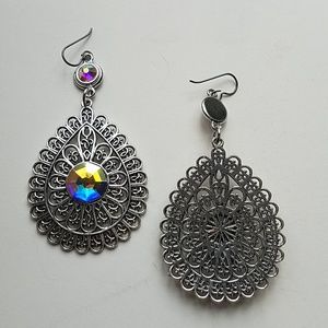 GASOLINE GLAMOUR Jewelry - GYPSY MEDALLION DROP EARRINGS OPAL NEW GASOLINE GLAMOUR Jewelry - GYPSY MEDALLION DROP EARRINGS OPAL NEW